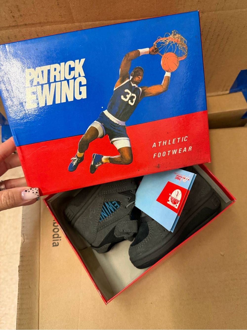 Vintage 1990s Patrick Ewing 33 HI Basketball Sneakers - Original🏀